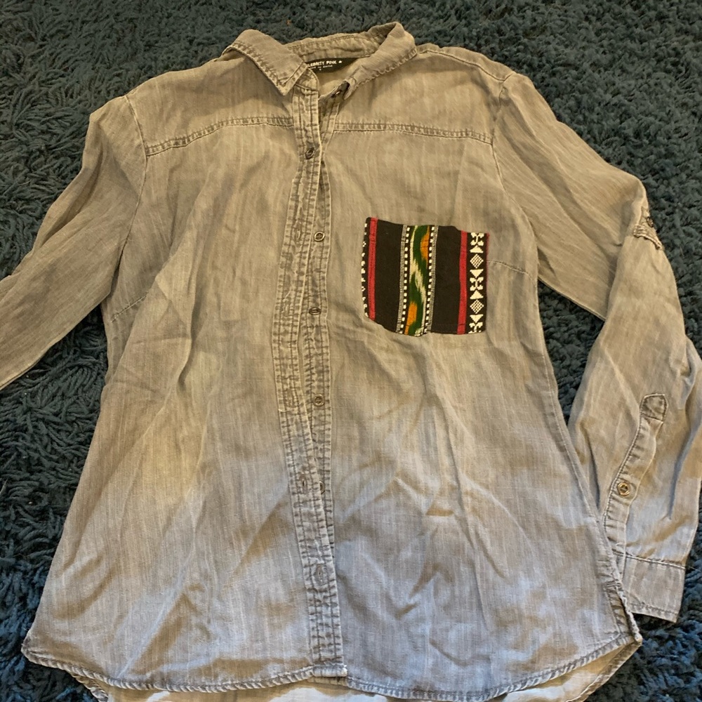 Button down, Aztec flannel